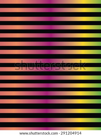 Line design in metallic color gradients\
\
Lines pattern design in metallic green color gradients from shades of orange, fuchsia, yellow and, on black background.