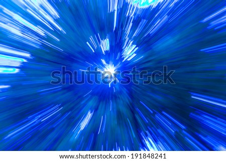 sun rays in forest ,abstract sun rays ,light spectrum in blue