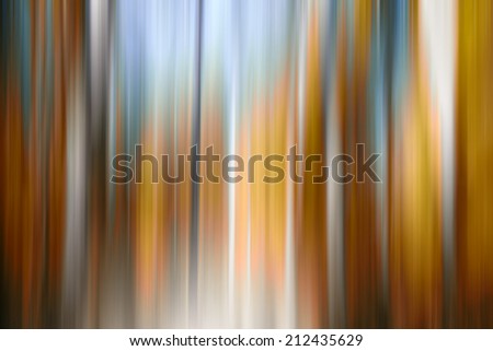 abstract forest in autumn time in motion blur ,abstract colorful background