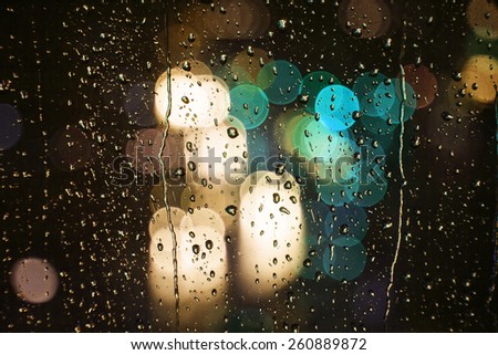 Rainy days,Rain drops on window,rainy weather,rain background,rain and bokeh