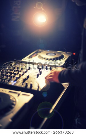 DJ Music night club,music star dj background