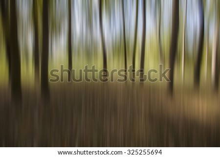abstract forest in motion blur ,abstract colorful nature background