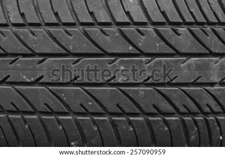 pile of a worn out car tires pattern