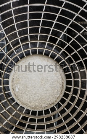 close up Air compressor's protection grid taken pattern background