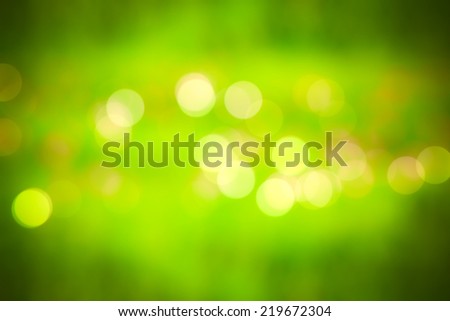 green background. Elegant abstract background with bokeh