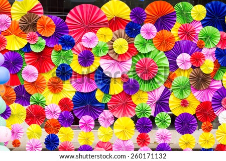 Paper folding 
Multicolored ,Background of colorful paper folded