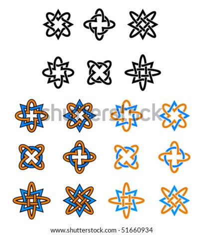 stock vector Celtic Symbols Collection