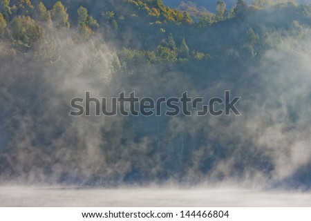 River mist, early morning