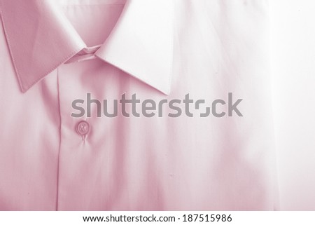 Fold long sleeves shirt. studio shot