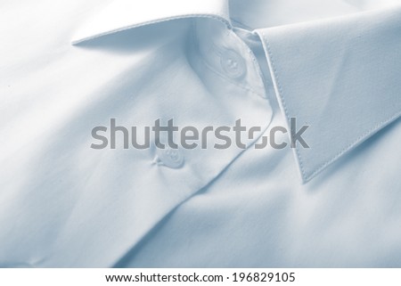 Fold white long sleeves shirt. studio shot