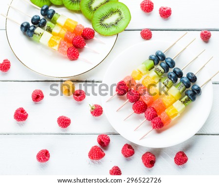 Mixed fruits and berries