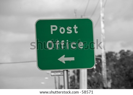 Post Office Sign