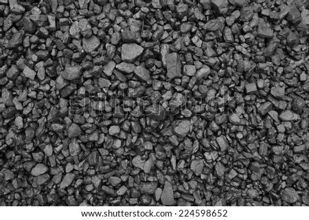 Coal background black stone natural mineral after the rain