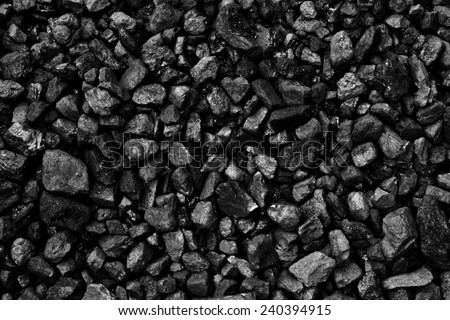 Coal mine deposit mineral black