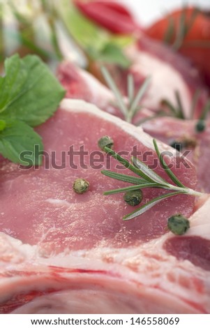 fresh domestic pork chops