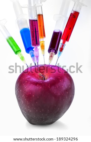 Genetic modification of fruit with a syringe full of chemicals