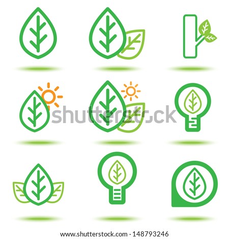 Vector illustration of green icon Vector illustration of green icon