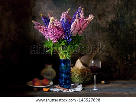 flower still life flower bowl, flower vase