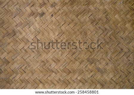 Bamboo craft texture and background