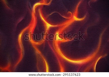 Ornamental Fire painting