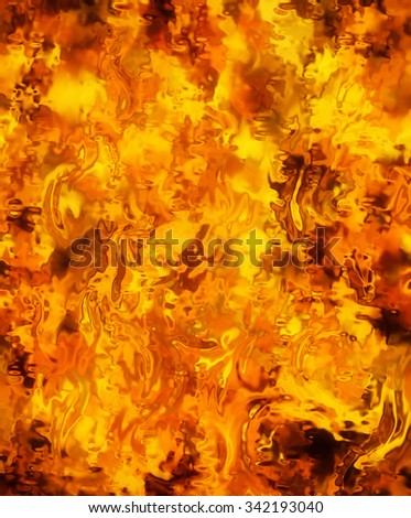 Abstract background color Fire effect, orange color.