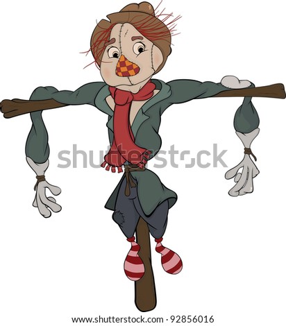 Scarecrow. Cartoon Stock Photo 92856016 : Shutterstock