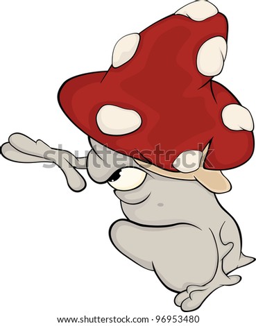 Cartoon Mushroom Food