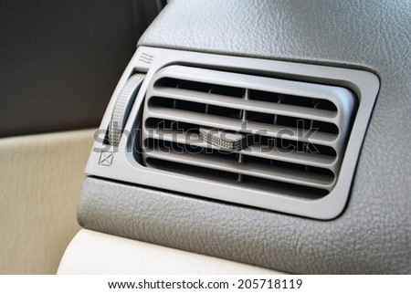 Air conditioner in the car.