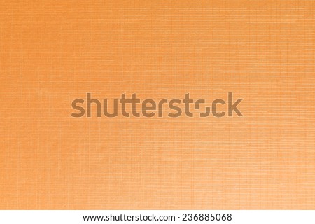 Orange color gradient plastic texture background.