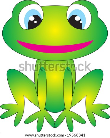 stock vector : frog vector