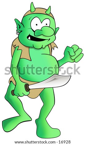 A Goblin Cartoon Character, Stock Photo 16928 : Shutterstock