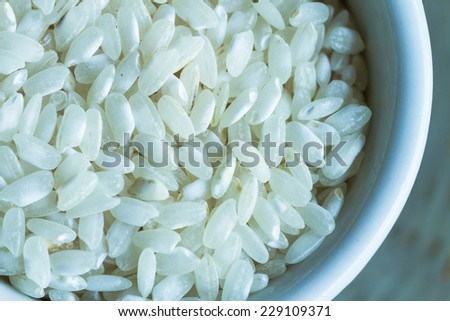 Arborio Rice/ Arborio rice is an Italian short-grain rice