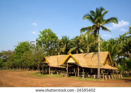 rural thai jungle hut