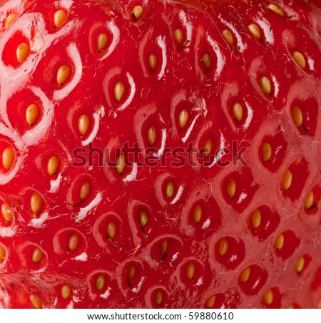 Extreme macro of strawberry texture - can be used as background