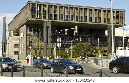 PRAGUE, CZECH REPUBLIC - JUNE 10: the exterior of the National Museum on June 10, 2013 in Prague, Czech Republic. The museum houses almost 14 million items.