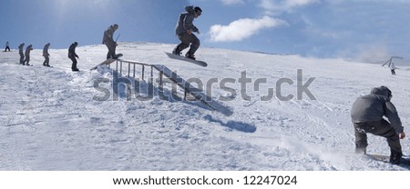 Snowboarding Sequence