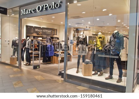 VILNIUS, LITHUANIA - OCTOBER 14: MARCO POLO store on October 14, 2013 in Vilnius, Lithuania.