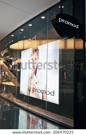 FRANKFURT,GERMANY-JUNE 29:Promod store on June 29,2014 in Frankfurt, Germany.