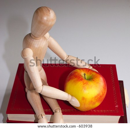 apple for the teacher closeup