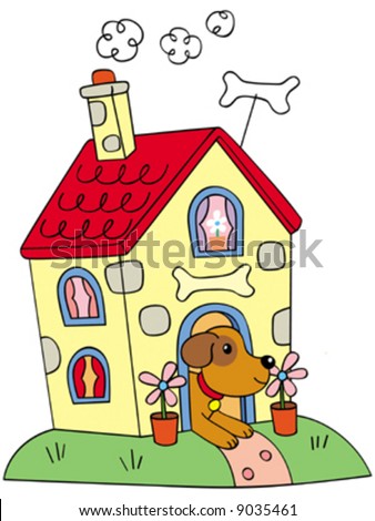 Dog+house+cartoon+picture