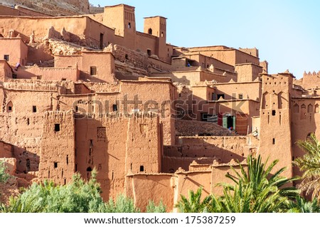 Fortified city of Ait Ben Haddou, UNESCO World Heritage (Morocco)