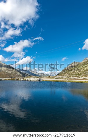 Lake Saint Charles, Gotthard Pass, Canton of Ticino (Switzerland)
