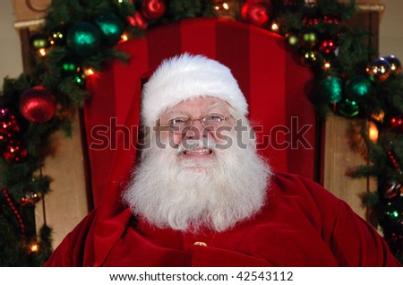 VANCOUVER, CANADA-DECEMBER 06: Santa Claus is ready to meet children and their parents during Meet-and-Greet Santa Claus event on December 06, 2009 in Vancouver, Canada.