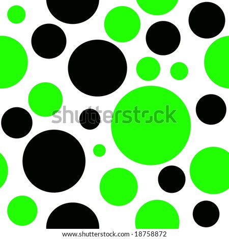 Polka  Backgrounds on Green And Black Polka Dot Background Which Will Tile Seamlessly  Stock