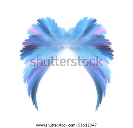 delicate angel wings