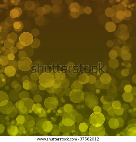 Abstract Background with yellow circles