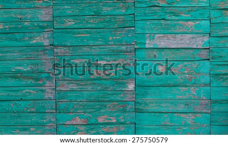 old green board with cracks