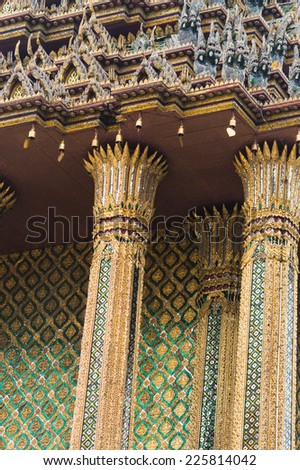 The Wat Phra Kaew or the Temple of the Emerald Buddha. full official name Wat Phra Sri Rattana Satsadaram, is regarded as the most sacred Buddhist temple in Thailand.