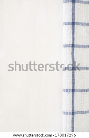 Kitchen Towel on white background