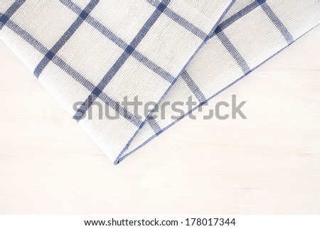 Kitchen Towel on white background